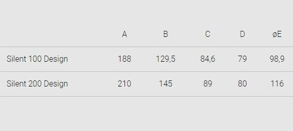 silent design ölçüler